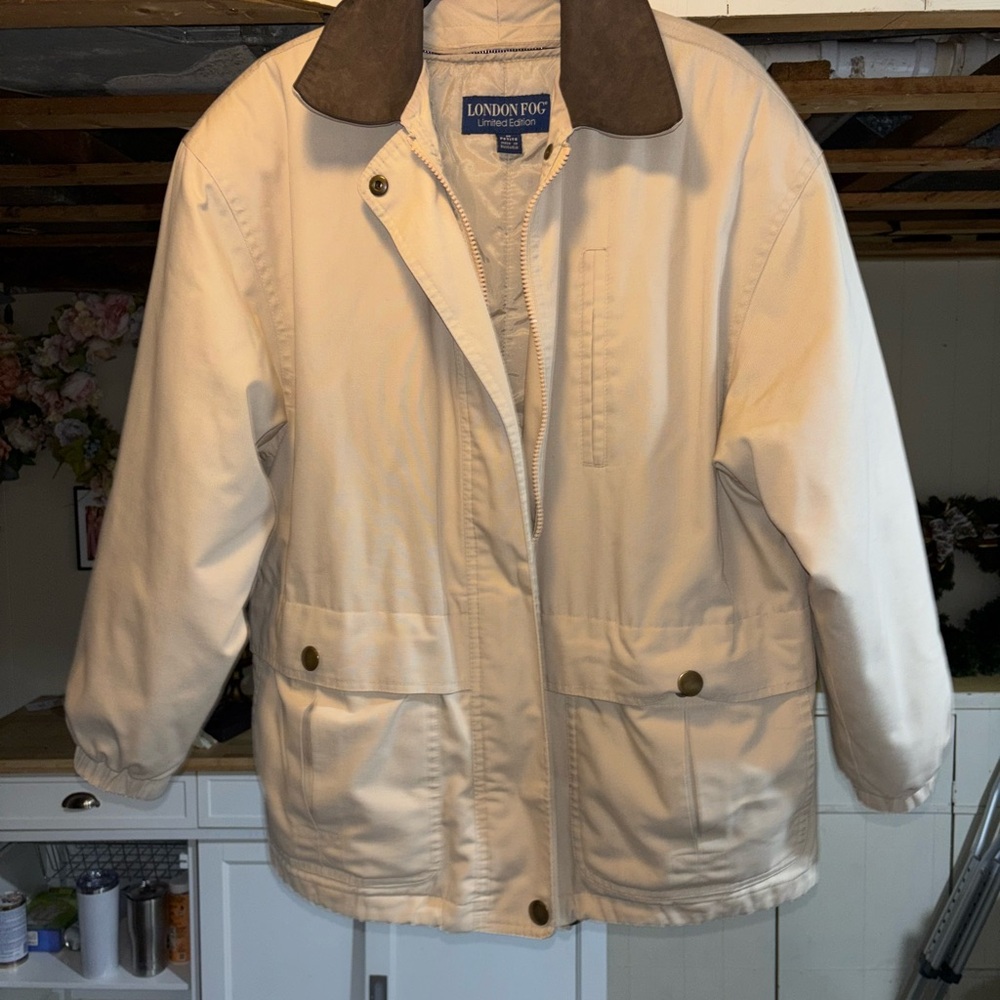 London Fog Women's Beige Barn Coat